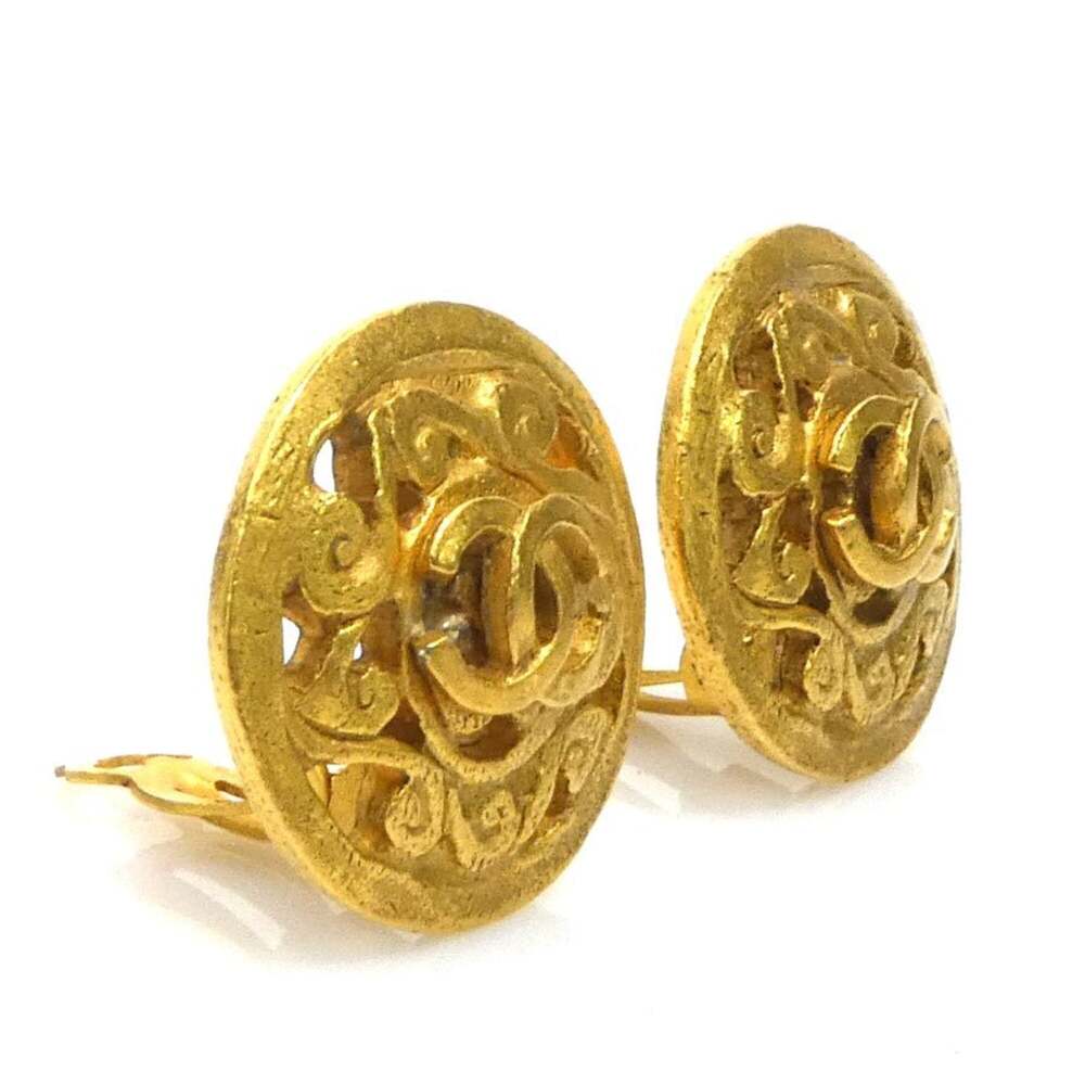 Chanel Clip-On Earrings Gold- #249949C60B - Picture 2 of 7